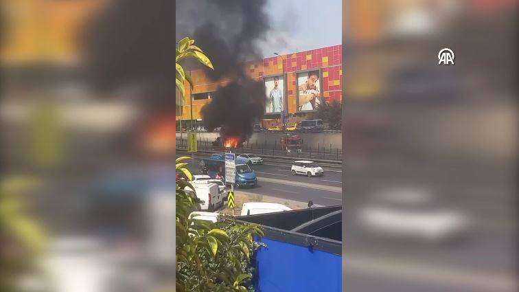 D-100'ün ortasında alev alev yandı! Trafik felç oldu - Resim: 19